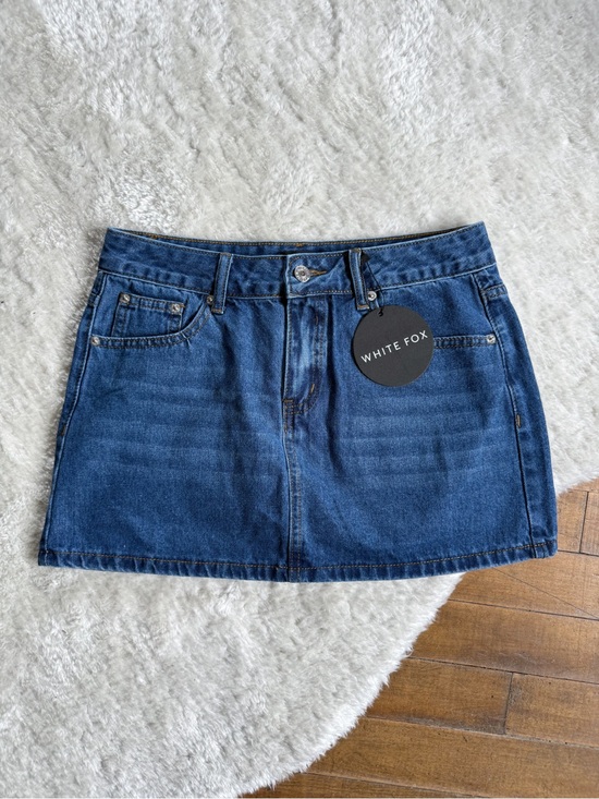 White Fox Boutique Dresses & Skirts - White fox denim mini skirt
